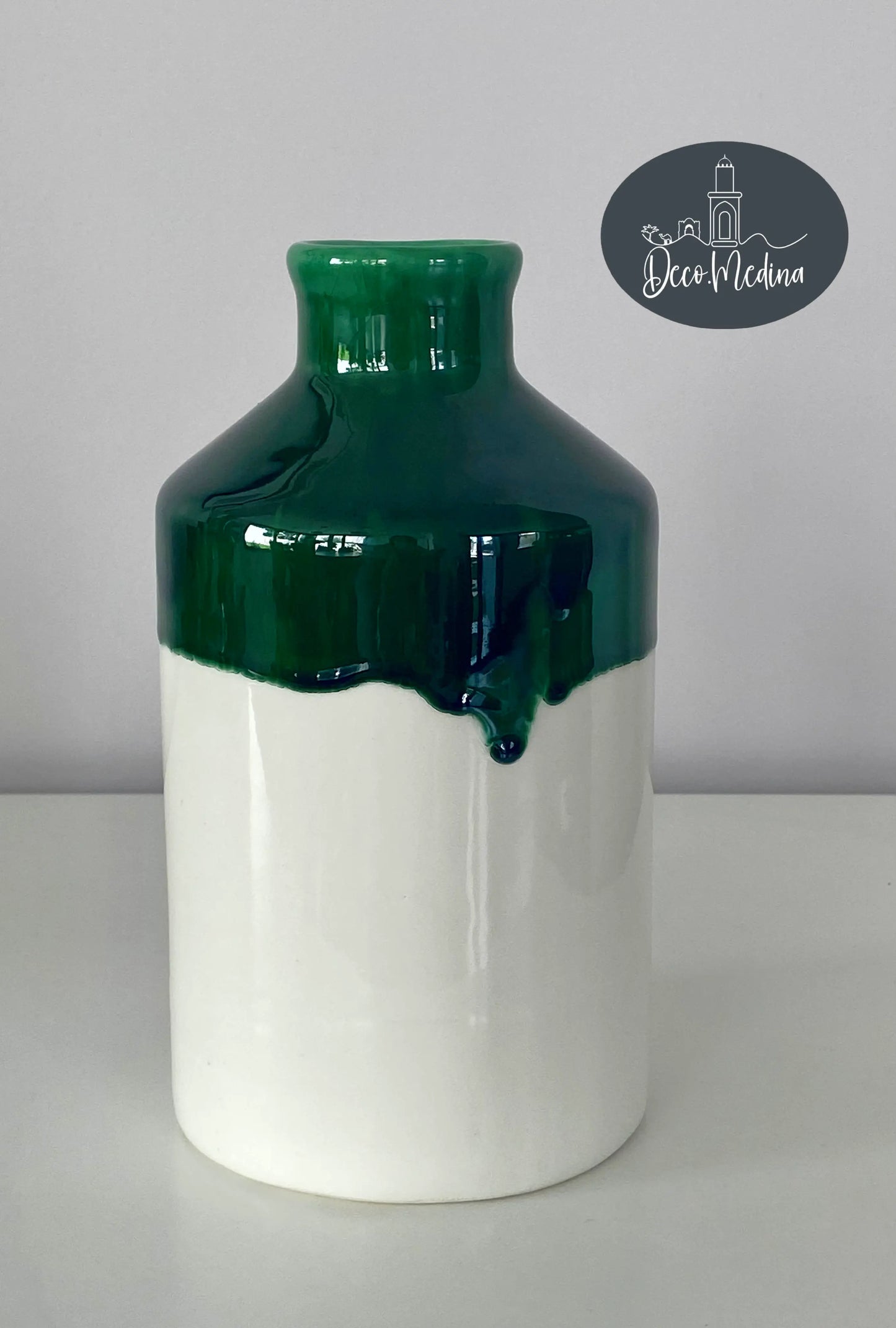 Vase Verdi bicolore en céramique