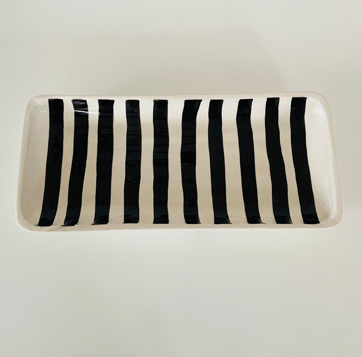 Plat en céramique Noir/Blanc