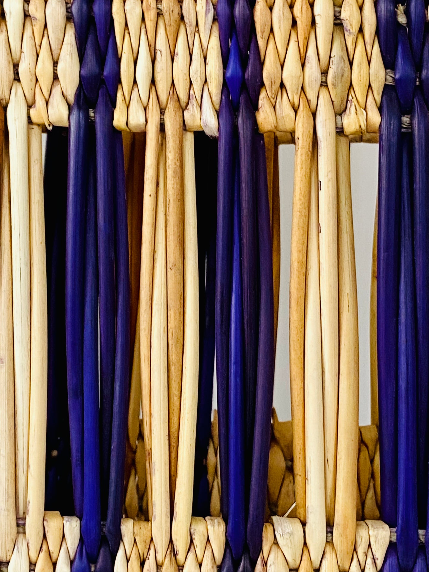 Cabas ajouré en palmier naturel