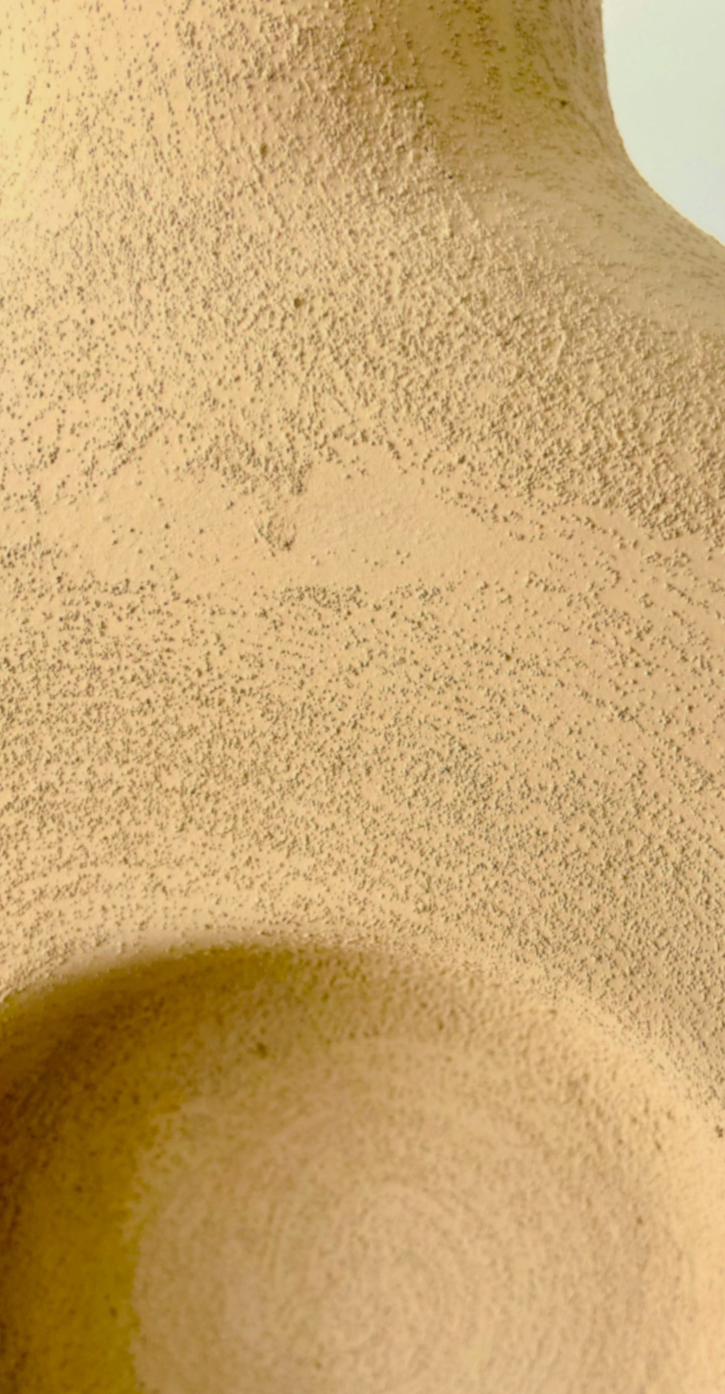 Vase artisanal sablé
