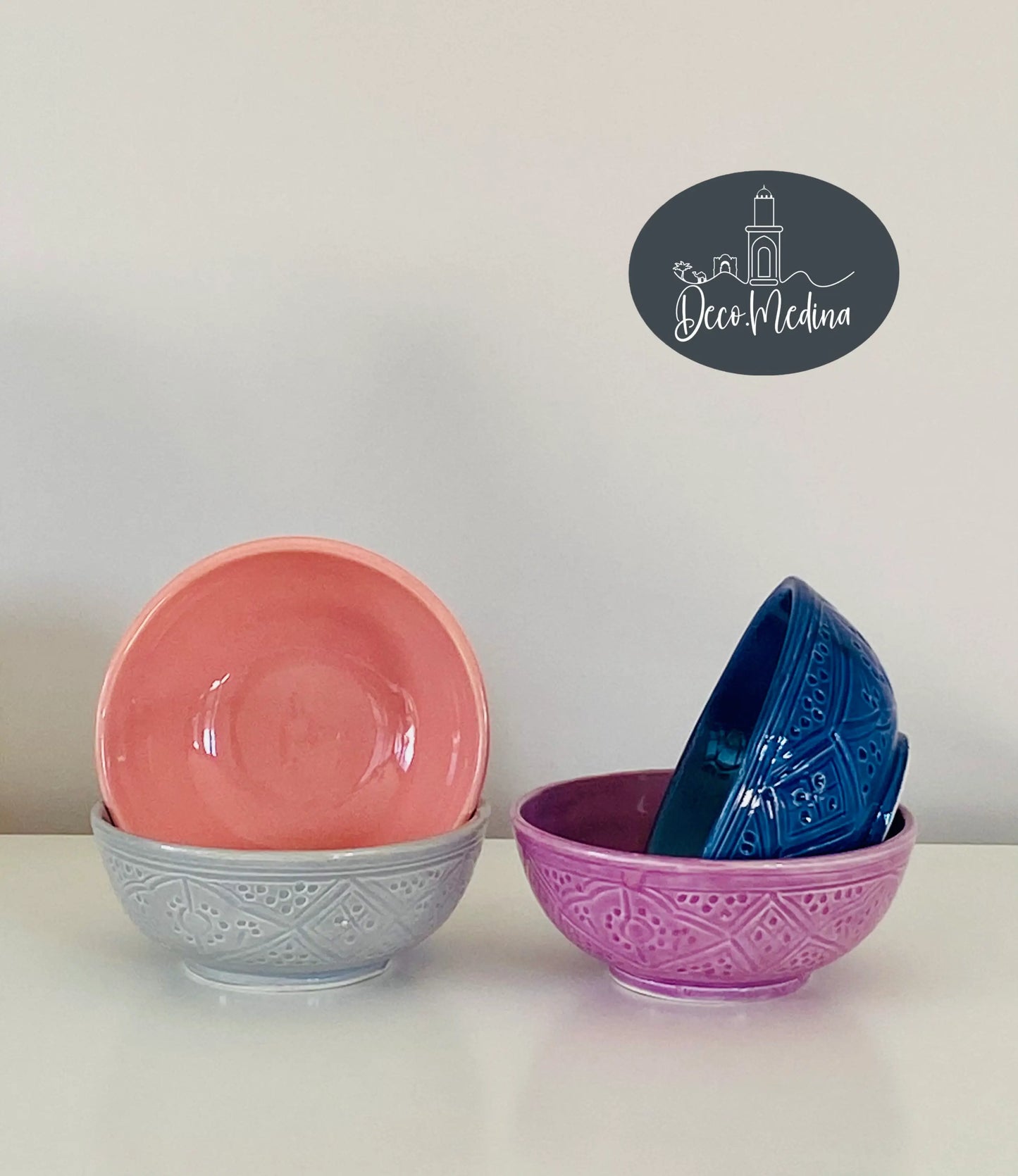 Lot de 4 bols "Ciel et jardin"