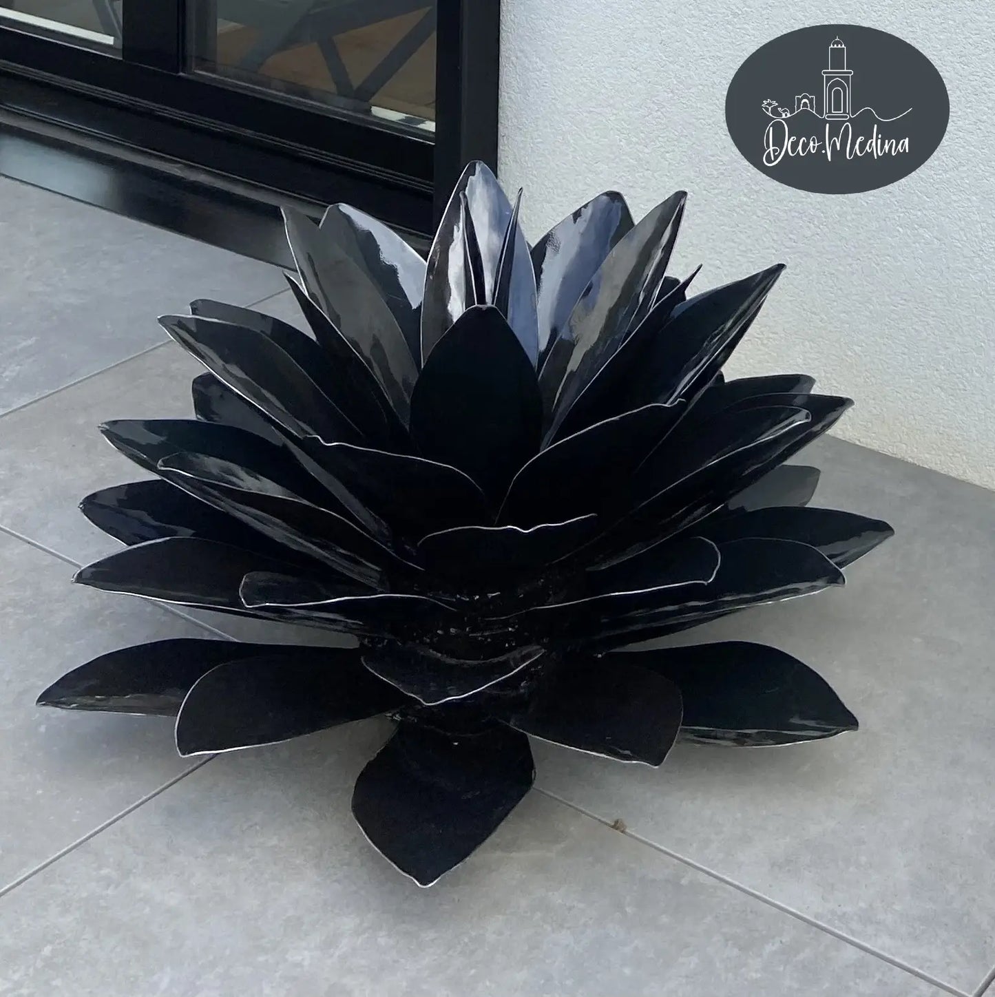 Agave en métal recyclé