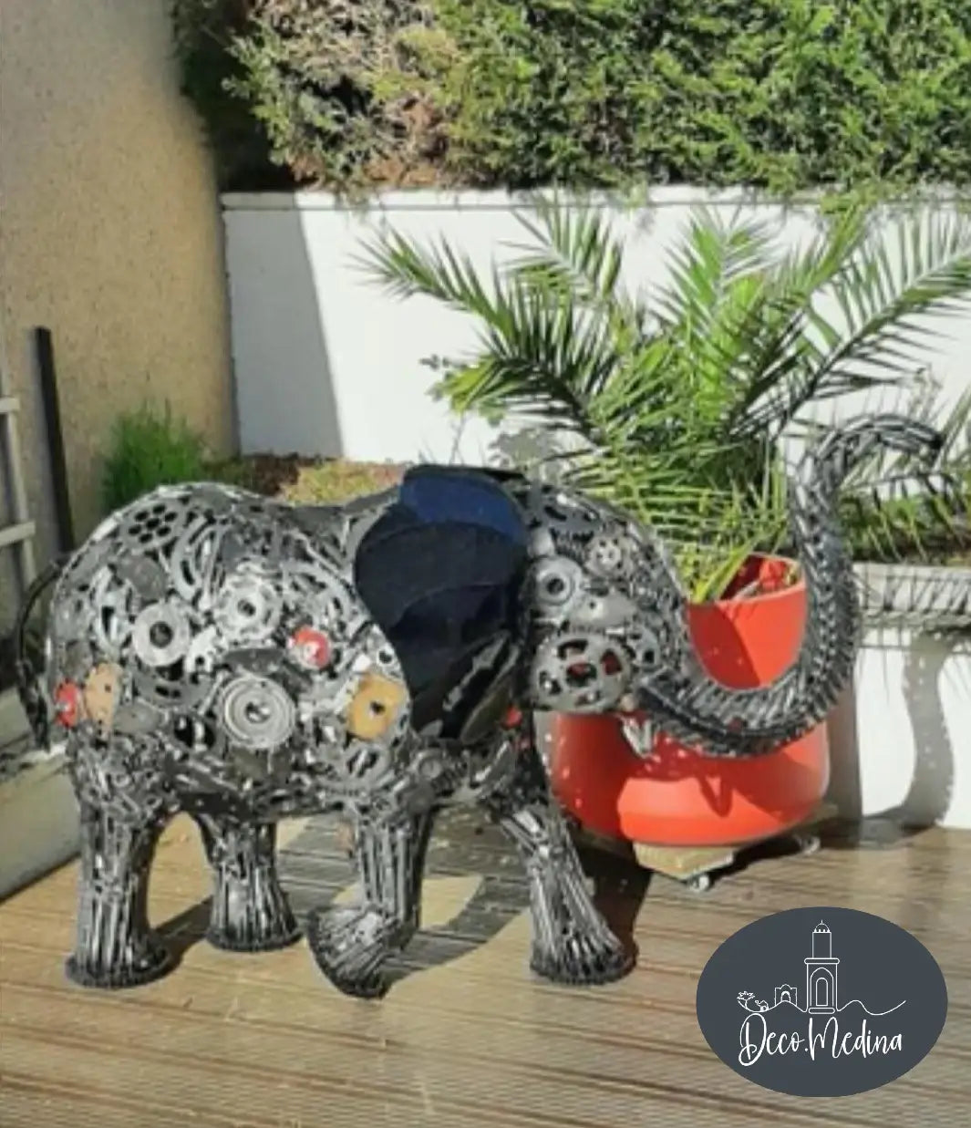 Sculpture éléphant - Décor extérieur