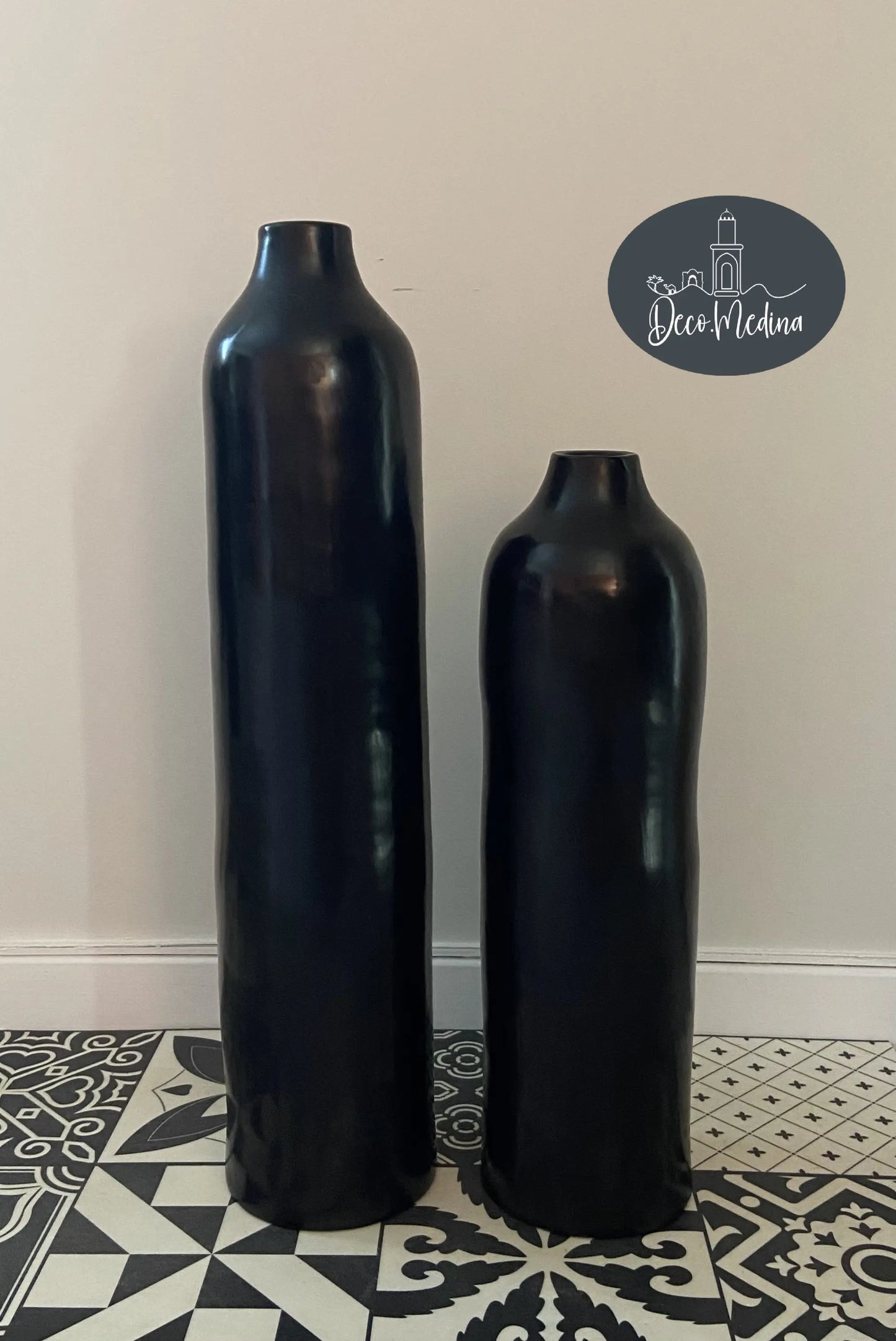 Duo de jarres artisanales