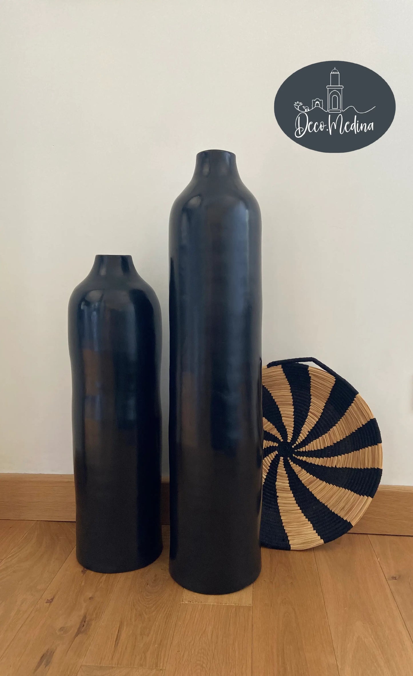 Duo de jarres artisanales