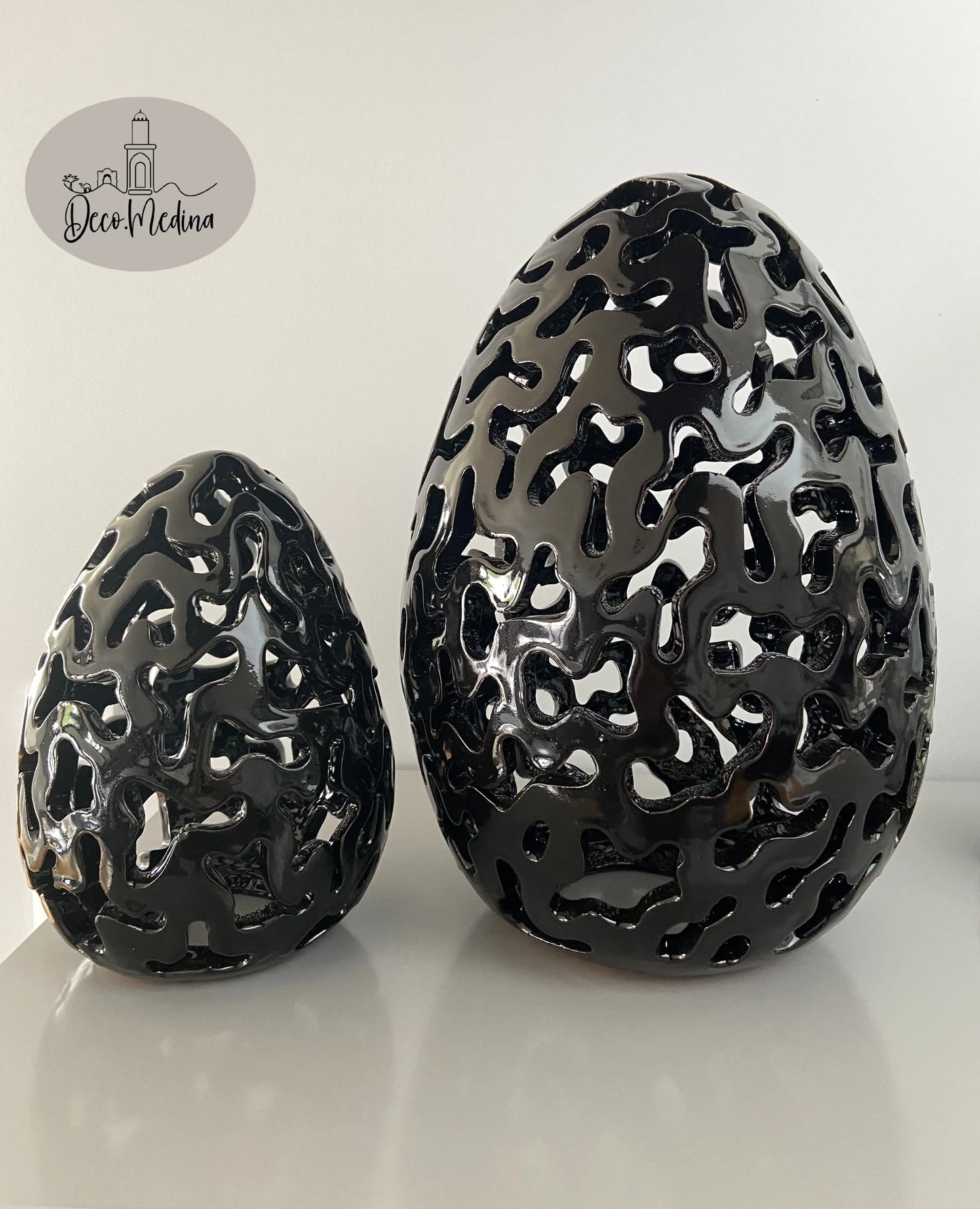 Oeufs décoratifs en céramique