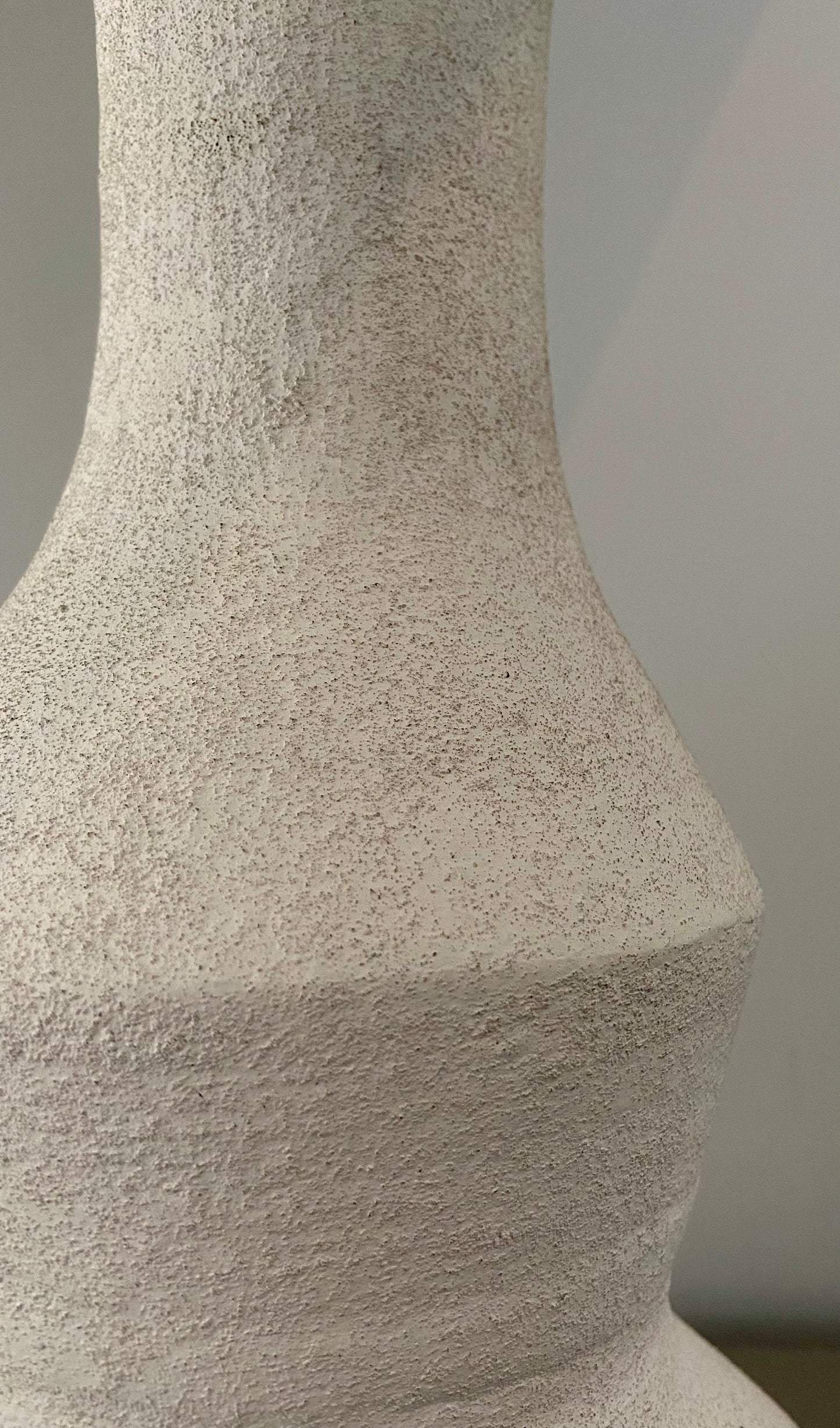 Vase texturé Blanc